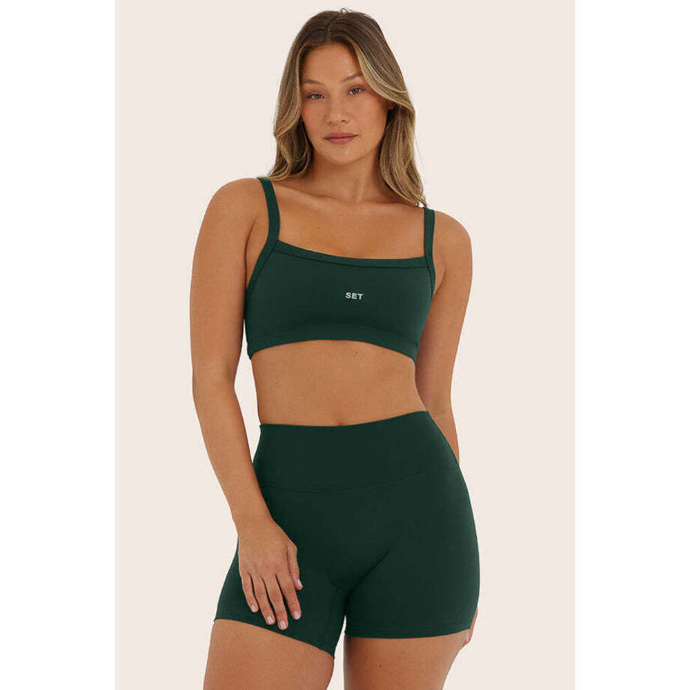 SET Active SPORTBODY® SPORTY SCOOP BRA - BEETLE Size MBeetle / M